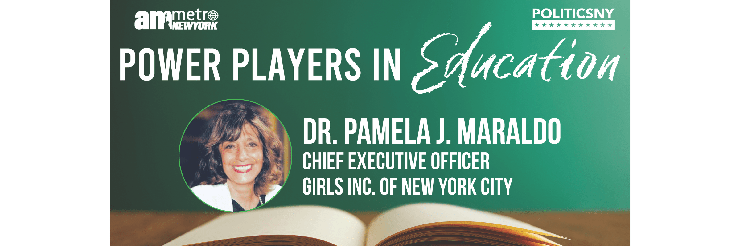 GINYC CEO Dr. Pamela Maraldo on PoliticsNY and amNY Metro